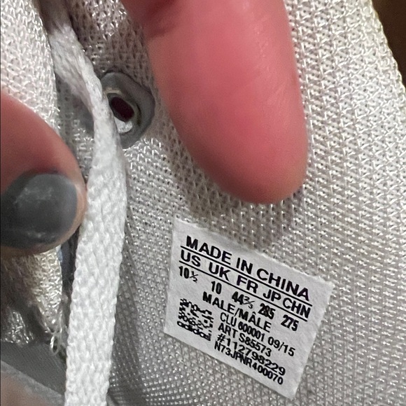 Adidas J Wall 2 Silver and White Sneakers - Picture 11 of 11